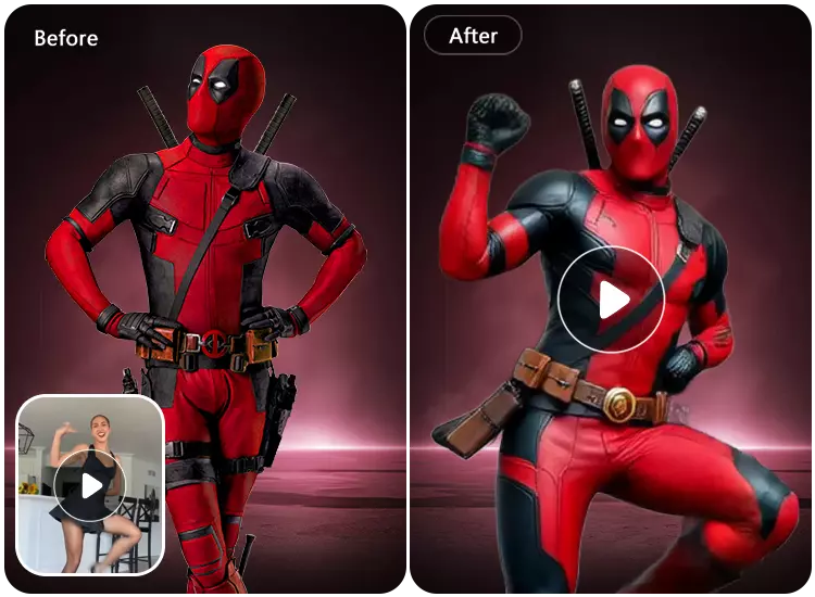 Bring Static Photo to Life with AI Mimic Motion