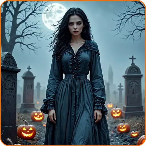 Vampire Halloween Portrait