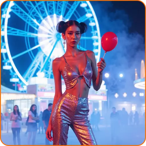Carnival Halloween Portrait
