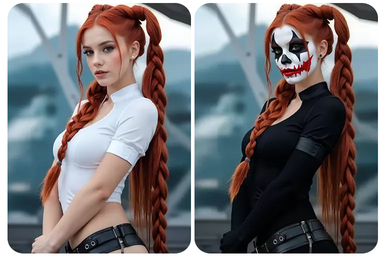 Transform Selfie into A Spooky Portrait with AI Halloween Generator