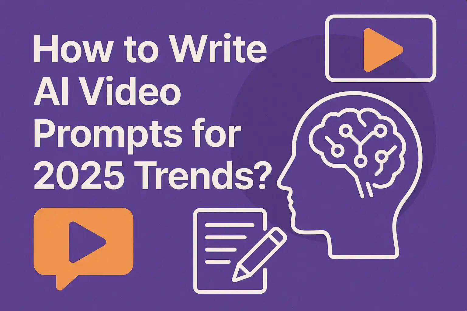 How to Write AI Video Prompts for 2025 Trends?