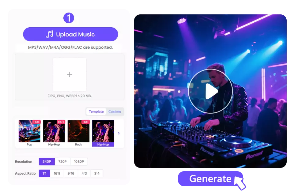 AI Music Video Generator