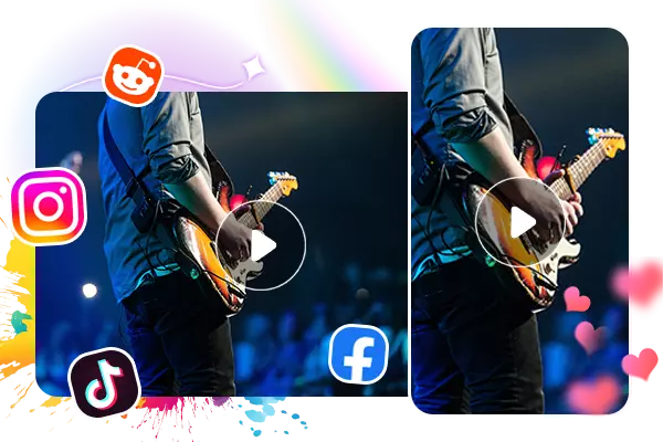 Multi-Ratio Support for Creating Music Videos for Free