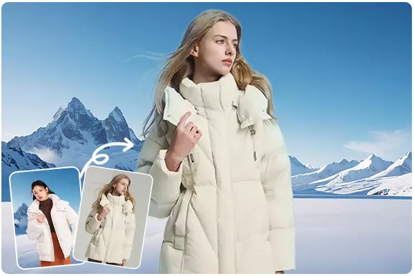 Replace Model into Different Scenes for Your E-commerce