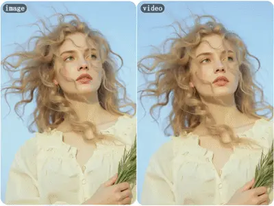 Turn realistic photo to chibi style video