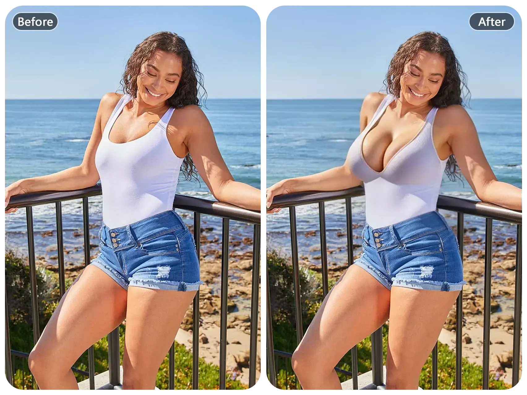turn medium breast to huge