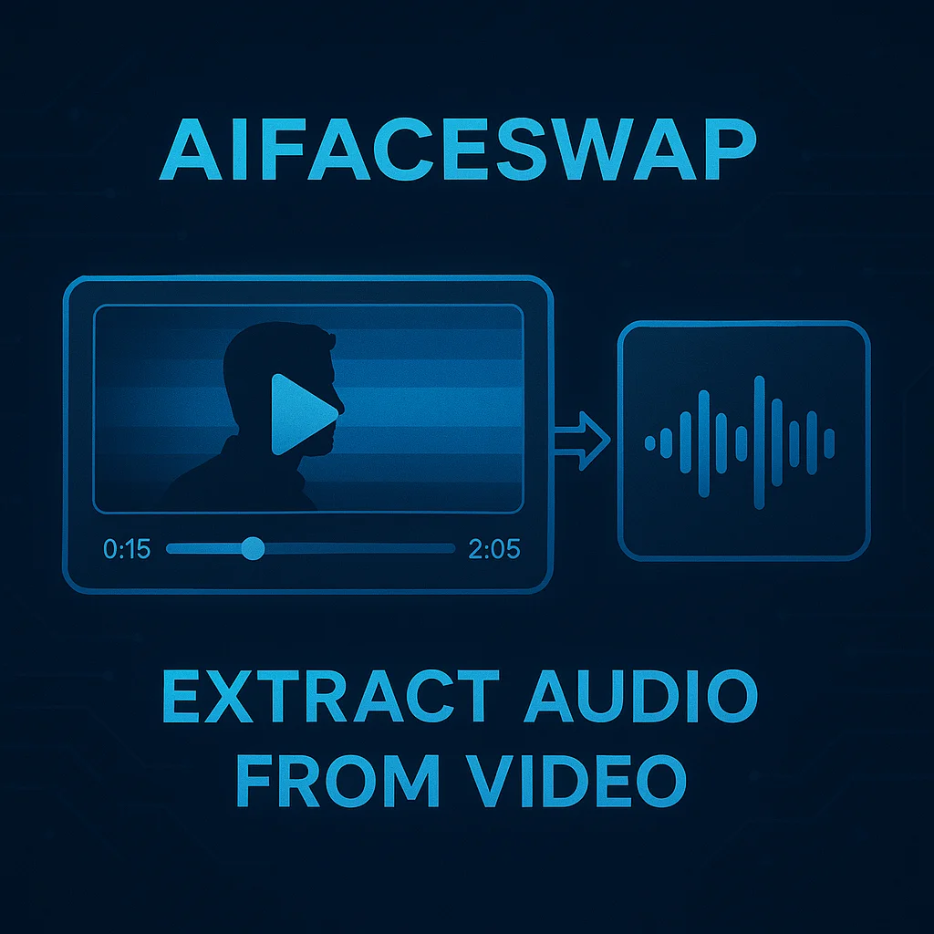Extract audio from video with AIFaceswap