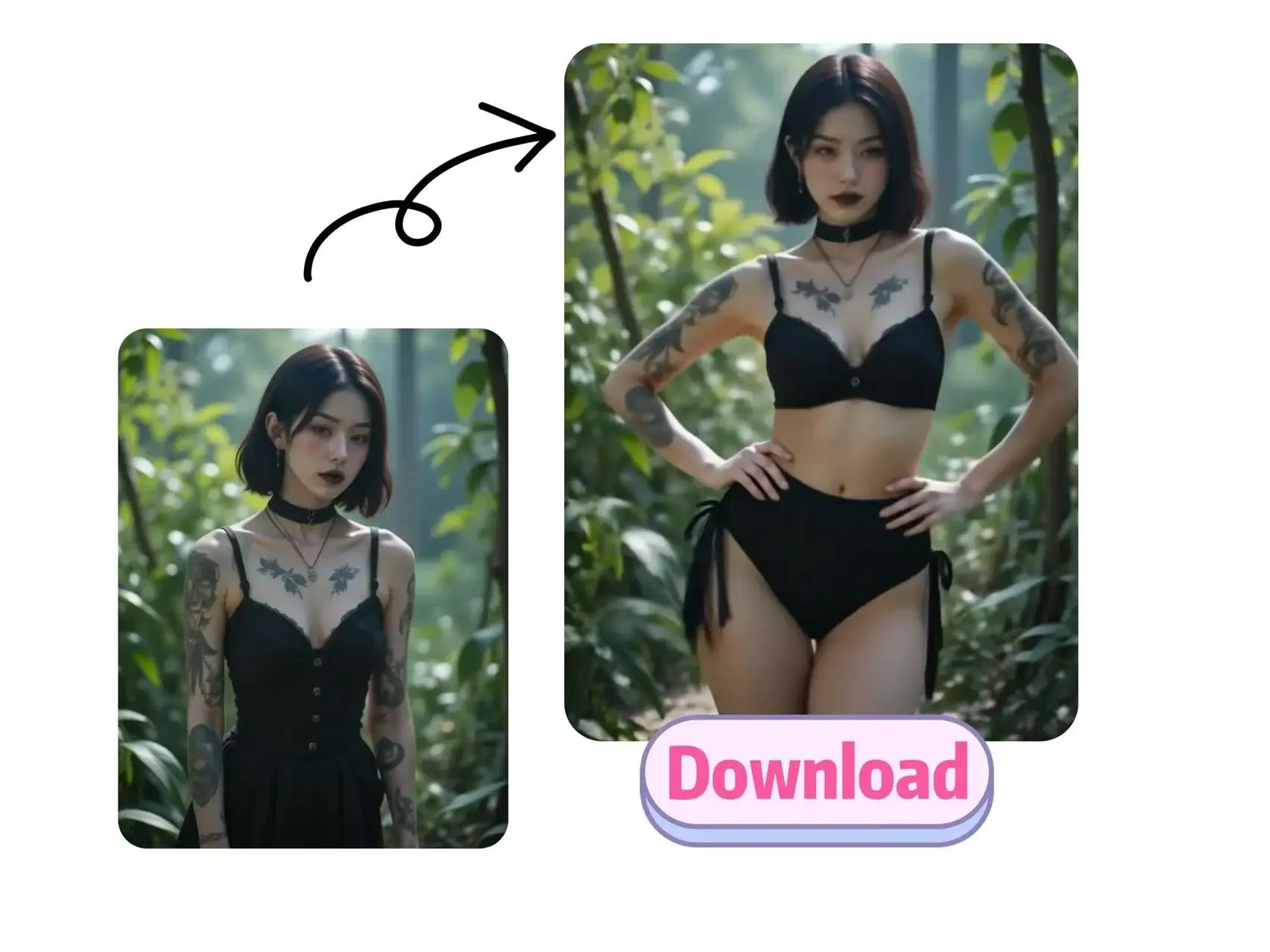 unduh video bikini AI Anda