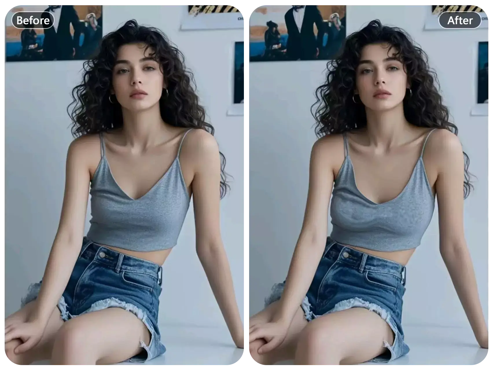 enlarge breast from small to medium