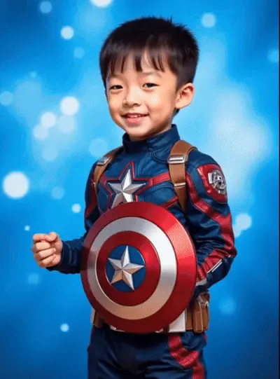 turn your kid fly like a hero