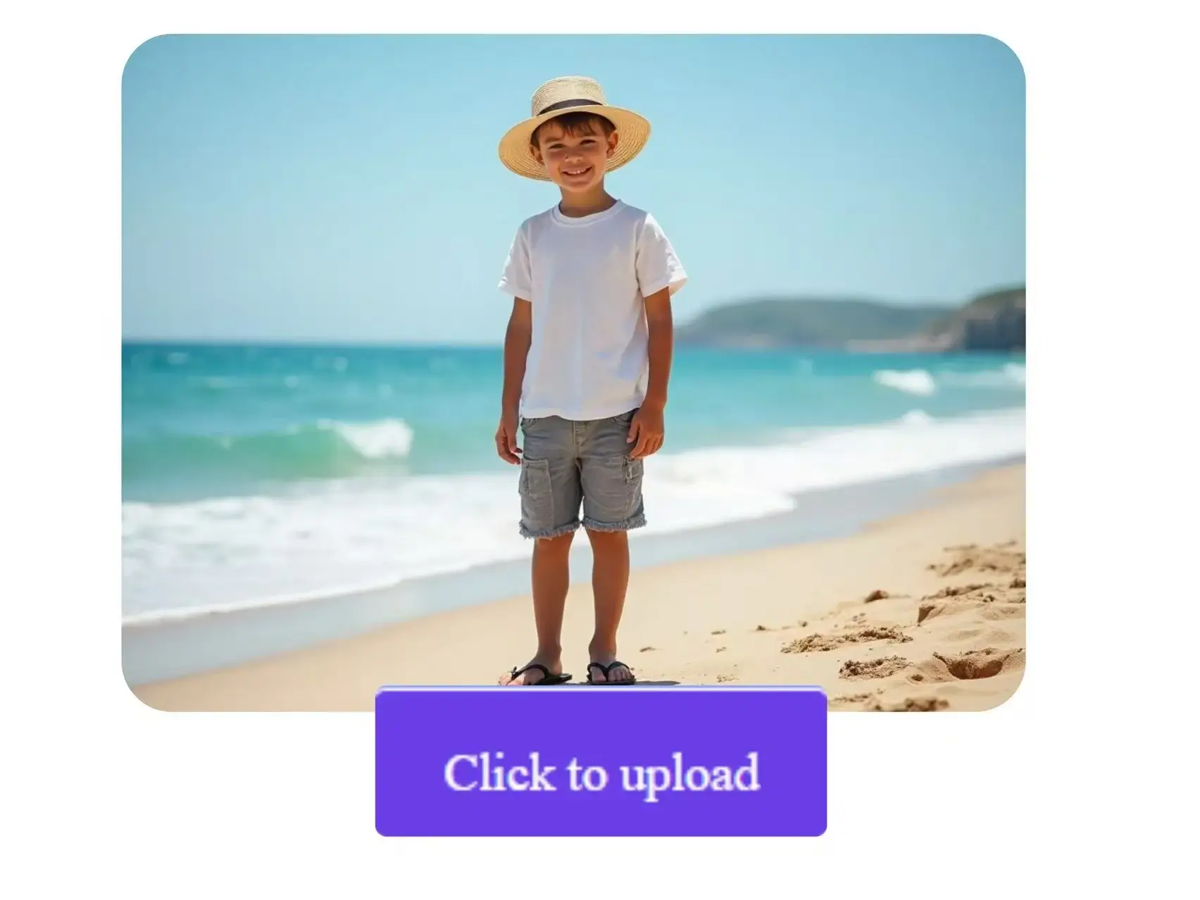 upload your photo on AI flying video generator