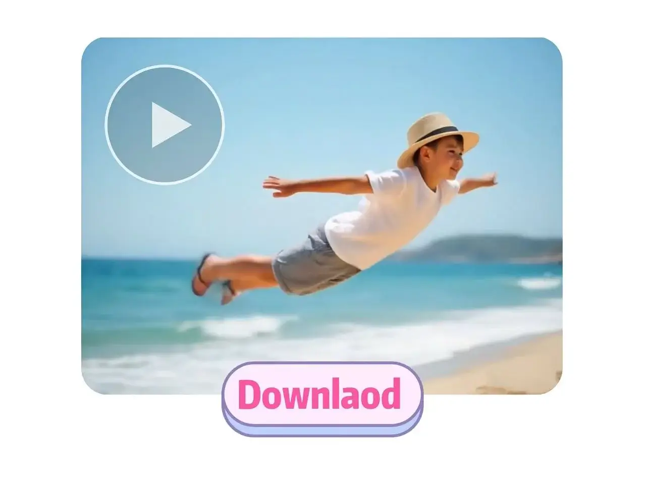 download your AI flying video