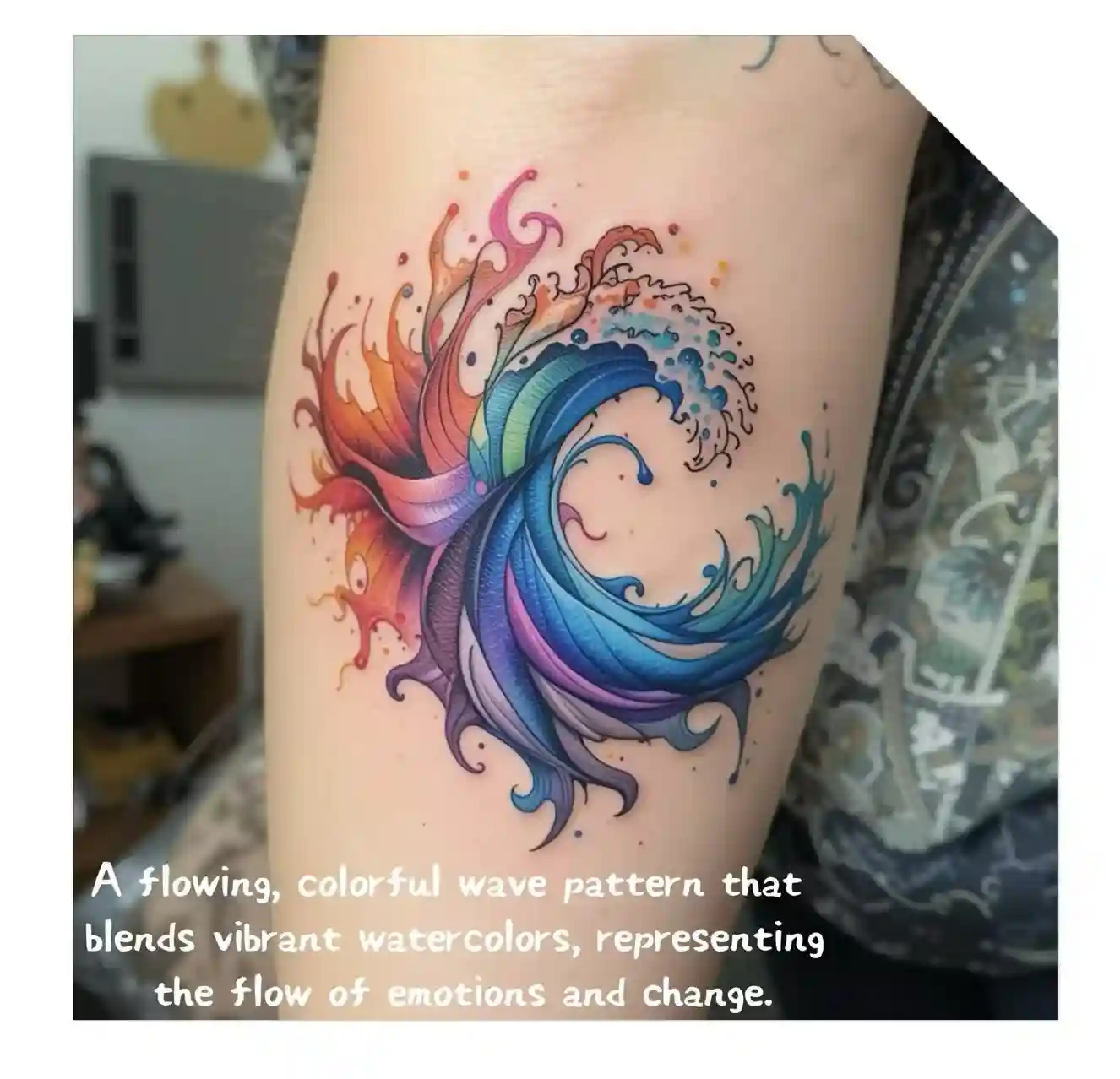 design tattoo from text