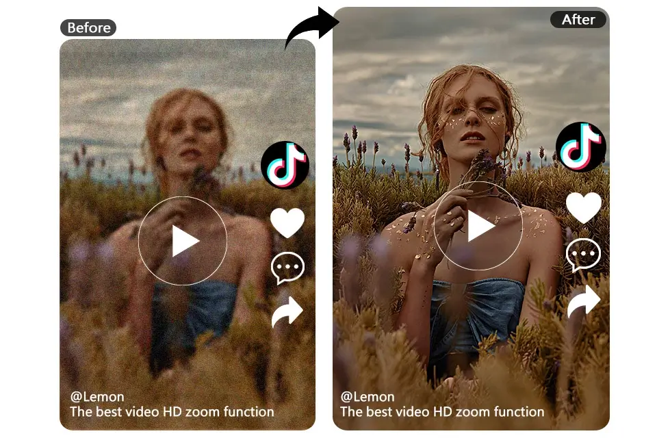 upscale social media video resolution