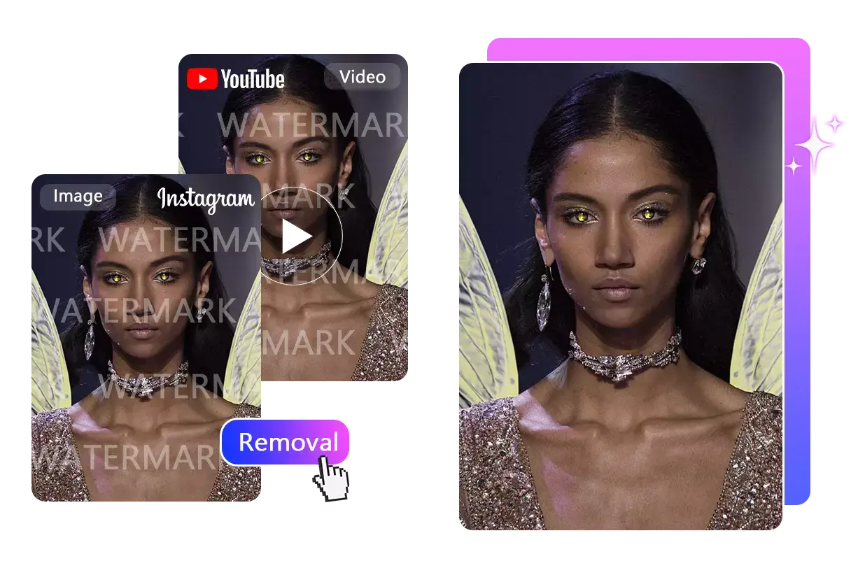 Easily remove video watermarks