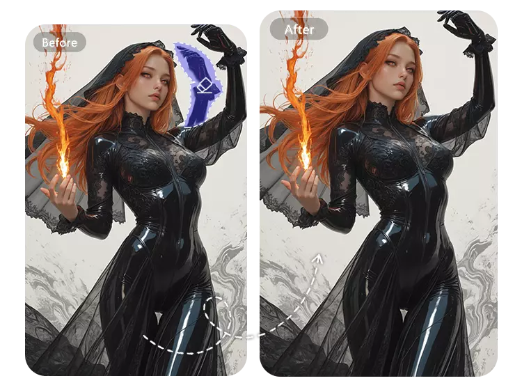 Clean Up Your Artwork with Magic Eraser