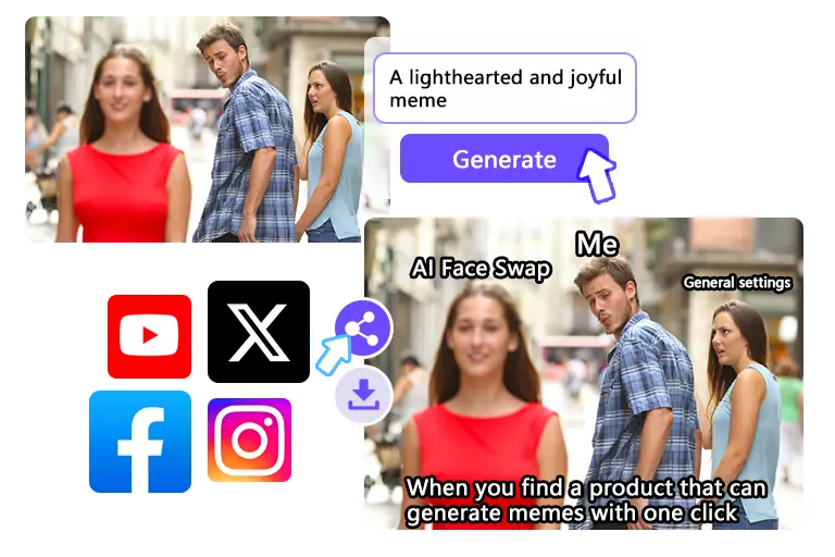 Animate Your Memes for Social Sharing