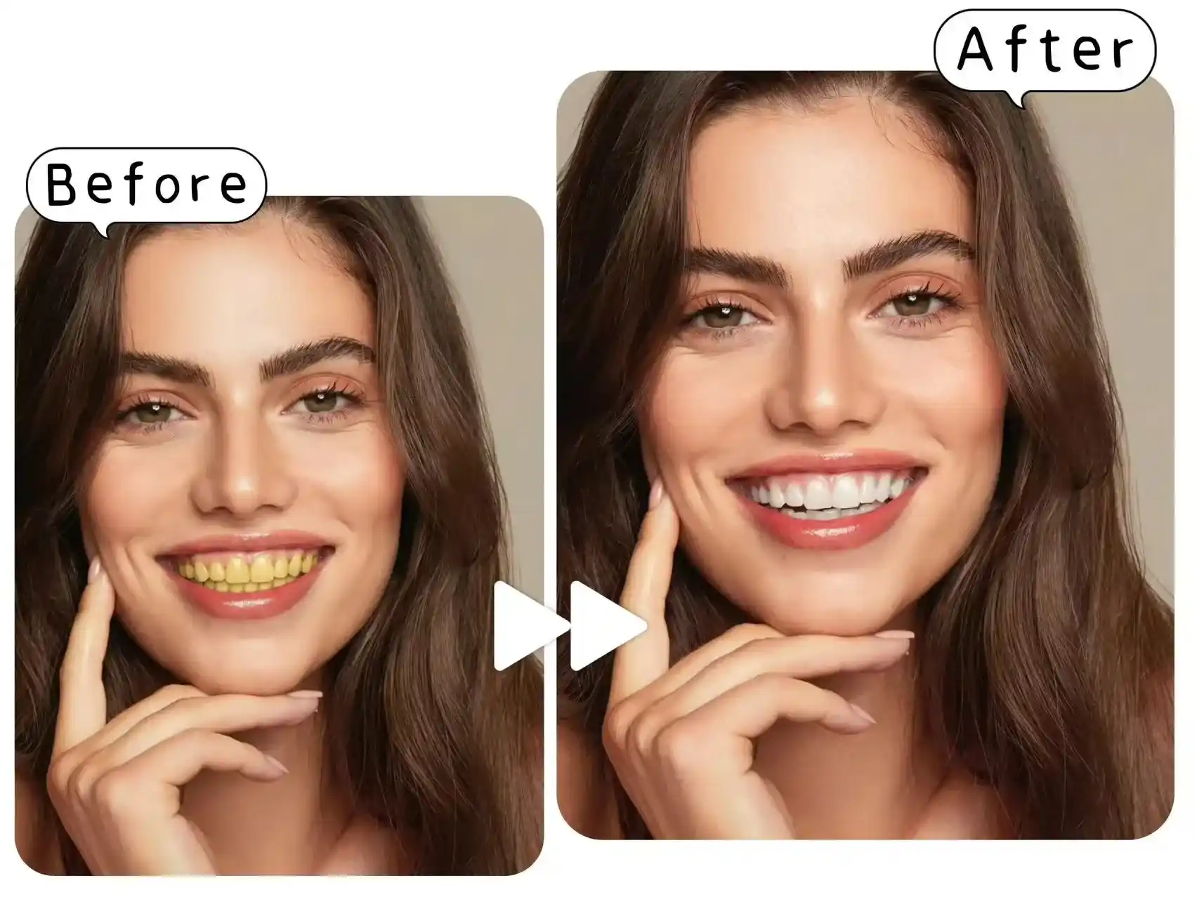 How to Whiten Teeth in Photos with AI?