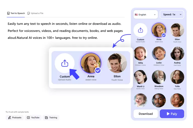 Customize your voice
