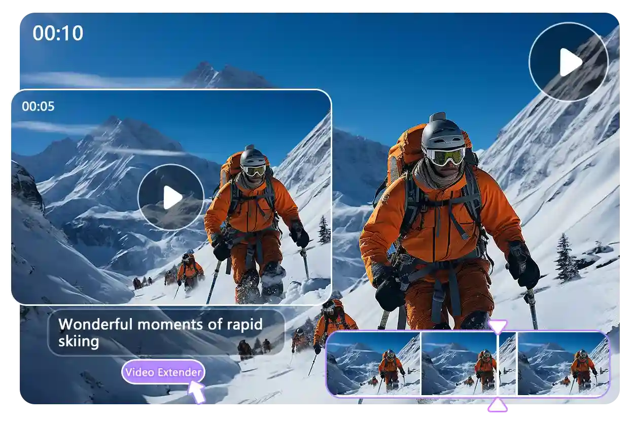 Smoothly Extend Highlight Moments with AI Video Extender