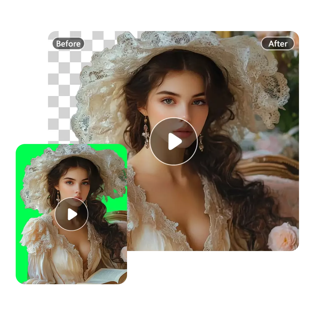 Remove Green Screen with One Click
