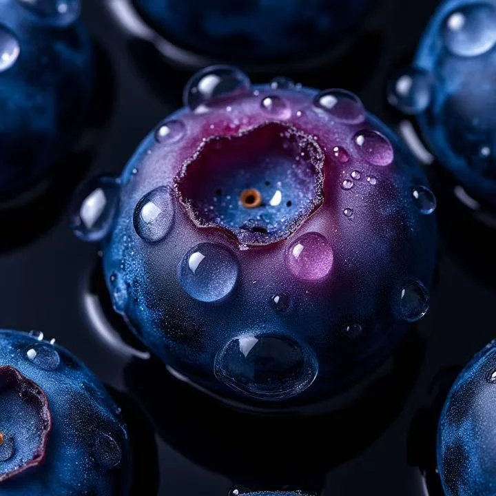 hyper realistic bluecherry