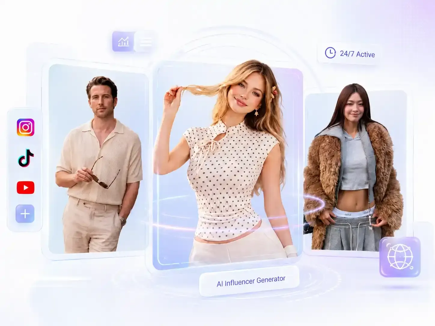 Grow Your Social Media 24/7 with AI Influencer Generator