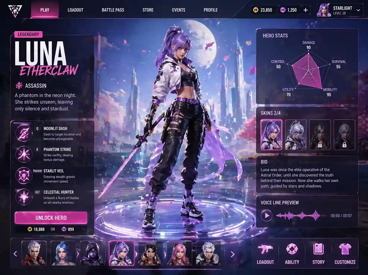 Design Game Characters